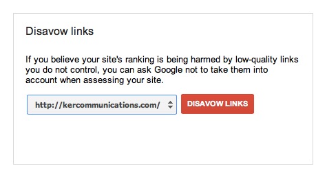 Google Disavow Links Tool Now Available