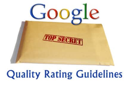 Google Quality Rating Guidelines