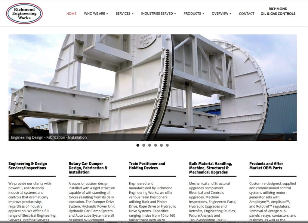 Engineering Website Design