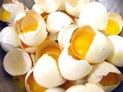 broken eggs