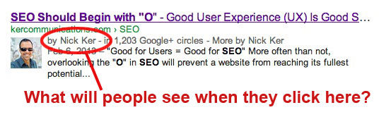 Google Authorship Link