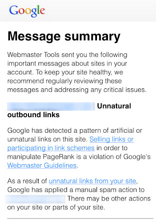 unnatural outbound links