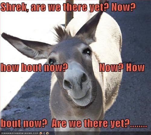 Are we there yet?