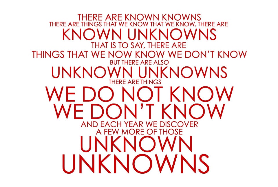 known unknowns